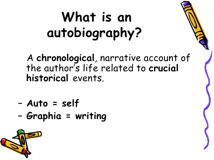define autobiography sentence